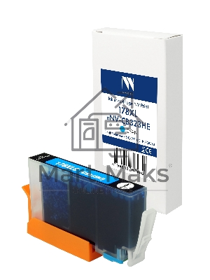 Картридж струйный NVPrint 178XL (NV-CB323HE) Cyan для HP Photosmart 6510/7510/B110/C8583 (15 мл) совместимый