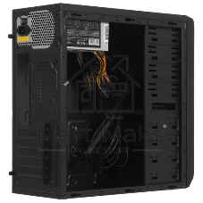 Компьютерный корпус Miditower ExeGate EX287030RUS UN-604-UN600 (ATX, БП UN600 с вент. 12см, 2*USB+2*USB 3.0, аудио, черный)