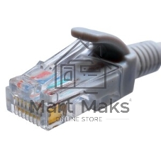 Патч-корд Suprlan 10-0141 UTP RJ-45 вил.-вилка RJ-45 cat.5e 0.5м серый LSZH 24AWG
