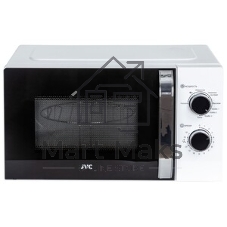 Микроволновая печь JVC JK-MW210MG белый, 20 л, 700 Вт, переключатели - поворотный механизм