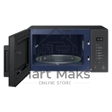 Микроволновая печь Samsung MS23T5018AC/BW антрацит, 23 л, 800 Вт, переключатели - сенсор