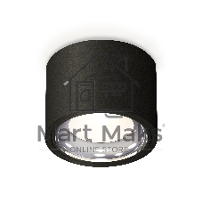 Светильник Ambrella Light XS7511011 SBK/PSL черный песок/серебро полированное MR16 GU5.3 (C7511, N7023)