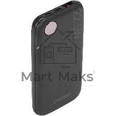 Портативный аккумулятор Digma DGPF10B 10000mAh QC3.0/PD3.0 22.5W 3A USB-A/USB-C черный