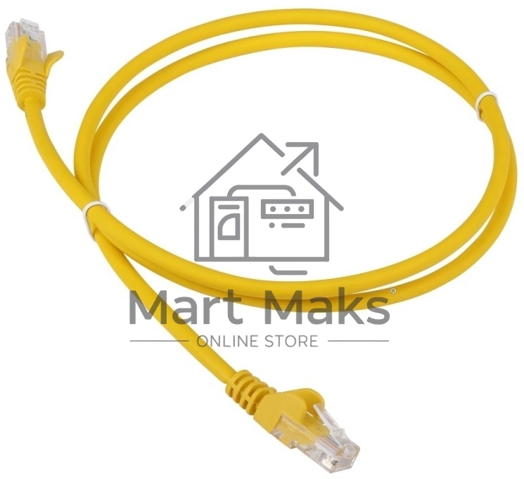 Патч-корд Lanmaster LAN-PC45/U6-7.0-YL UTP RJ-45 вил.-вилка RJ-45 кат.6 7м желтый LSZH