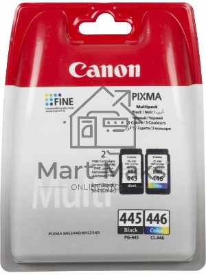 Картридж струйный PG-445/CL-446 (8283B004), для Canon PIXMA MG2540, PIXMA MG2440, 4 цвета, 180 стр.