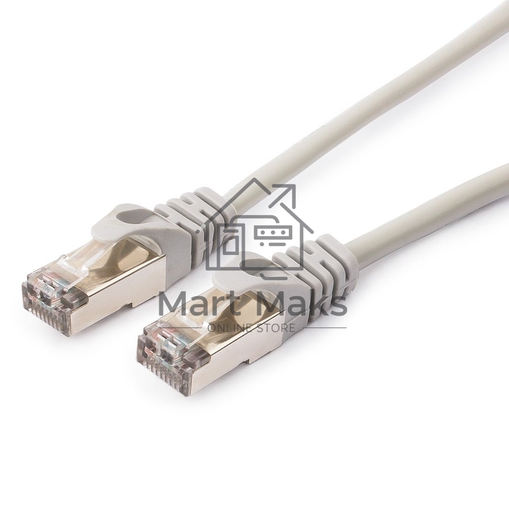 Патч-корд FTP Cablexpert кат.5e, 0.5м, литой, многожильный (серый)