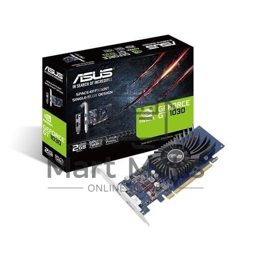 Видеокарта AsusGT1030-2G-BRK nVidia GeForce GT 1030 2048Mb 64bit GDDR5 1228/6008/HDMIx1/DPx1/HDCP PCI-Elow profile Ret