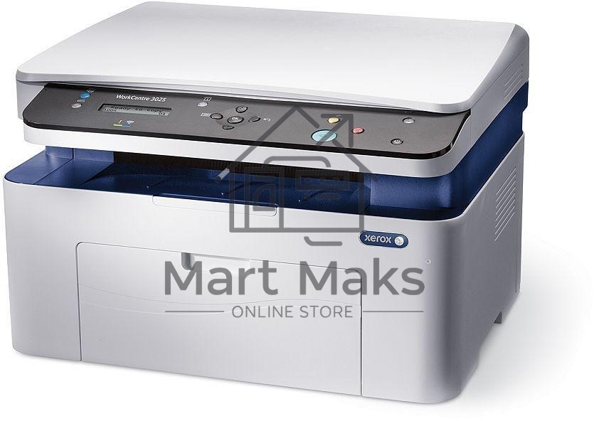 МФУ лазерный Xerox WorkCentre 3025BI (WC3025BI#), A4, ч/б, печ. до 20 стр/мин., скан. до 17 стр/мин. (ч/б) 4 стр/мин. (цвет), 1200 x 1200 dpi (печать) 600 x 600 dpi (скан.), Wi-Fi, USB, Air Print