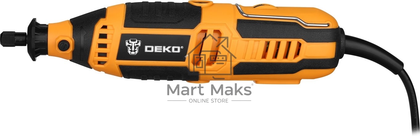 Прямошлифовальная машина (гравер) с регулировкой скорости 200Вт DEKO DKRT200E063-1410