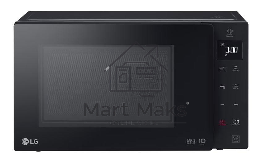 Микроволновая печь LG MB63W35GIB черный, 23 л, 1000 Вт, переключатели - сенсор