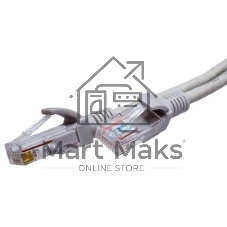 Патч-корд Suprlan 10-0141 UTP RJ-45 вил.-вилка RJ-45 cat.5e 0.5м серый LSZH 24AWG