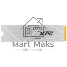 Накопитель SSD ADATA XPG GAMMIX S60, 512Gb, PCIe 4.0 x4, M.2 2280, NVMe, R/W 4700/1700, с радиатором