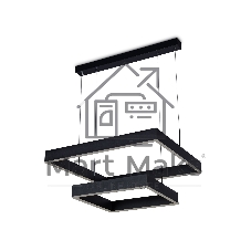 Светильник Ambrella light FA6633/2 BK черный 108W 600*600*720 (ПДУ РАДИО 2.4G)