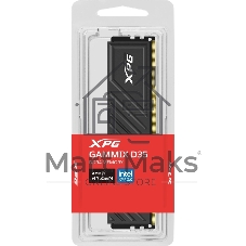 Оперативная память XPG Gaммix D35, DDR4, 32GB (1x32 GB), 3200 MHz, CL16, DIMM, радиатор, черный