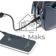 Клатч Piquadro Blue Square AC6902B2R/BLU2 темно-синий натур.кожа