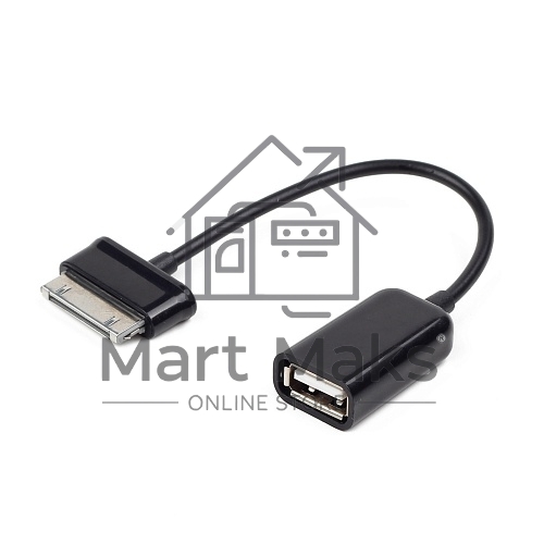 Кабель Gembird/Cablexpert A-OTG-AF30P-001 Кабель USB 2.0 OTG, USBAF/BM30pin, для планшетов Samsung, 0.15м, пакет