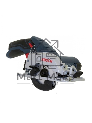 Пилы электрические сабельные, ленточные, Лобзики Bosch GKS 10,8 V-LI 06016A1001 Пила циркулярная аккумуляторная диаметр диска 85мм, скорось вращения 1400 об/мин,напряжение аккум 10.8 В,емкость аккум 2А*ч,вес 1.2кг