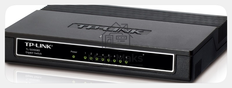 Коммутатор TP-Link SMB TL-SG1008D 8-port Gigabit Switch, plastic case