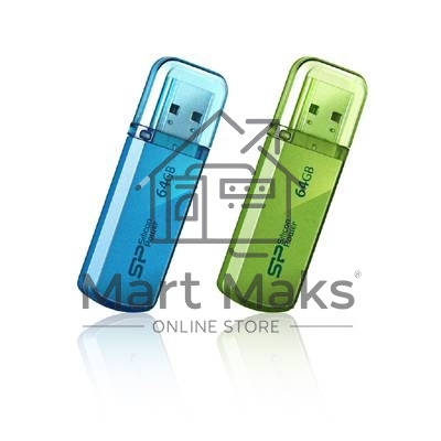 Флешка USB R/W Silicon Power R/W 64Gb Helios 101 SP064GBUF2101V1B USB2.0 синий