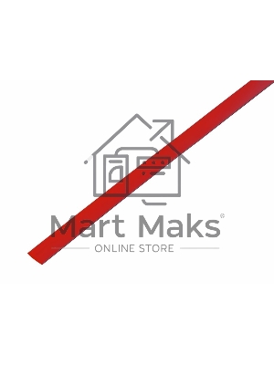 Трубка термоусадочная 5.0/2.5 1м красн. Rexant 20-5004