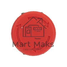 Кнопка Rexant XB2-BS поворотная красная грибок NC