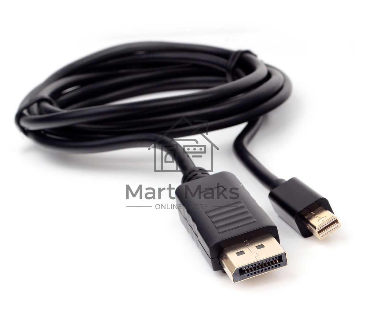 Кабель miniDP<->DP Cablexpert CCP-mDP2-6, 20M/20M, v.1.2, 4K, 1.8м, черный, позол.разъемы, пакет
