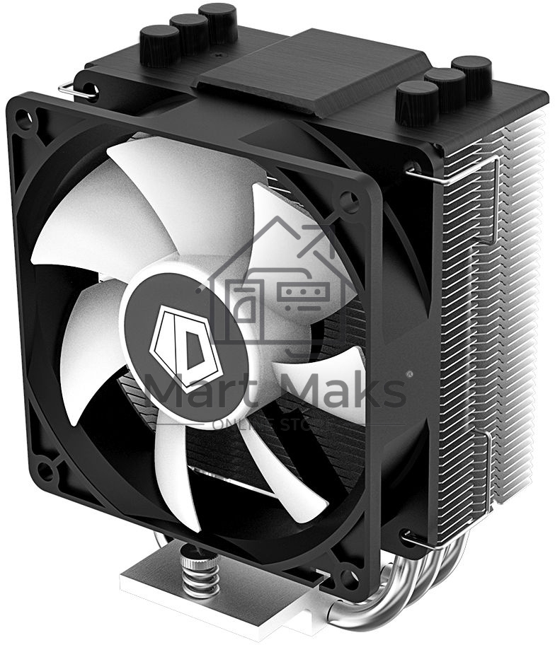 Кулер ID-COOLING SE-903-XT черный 92мм алюминий+медь 2200rpm 26db 4-pin 130w 123мм