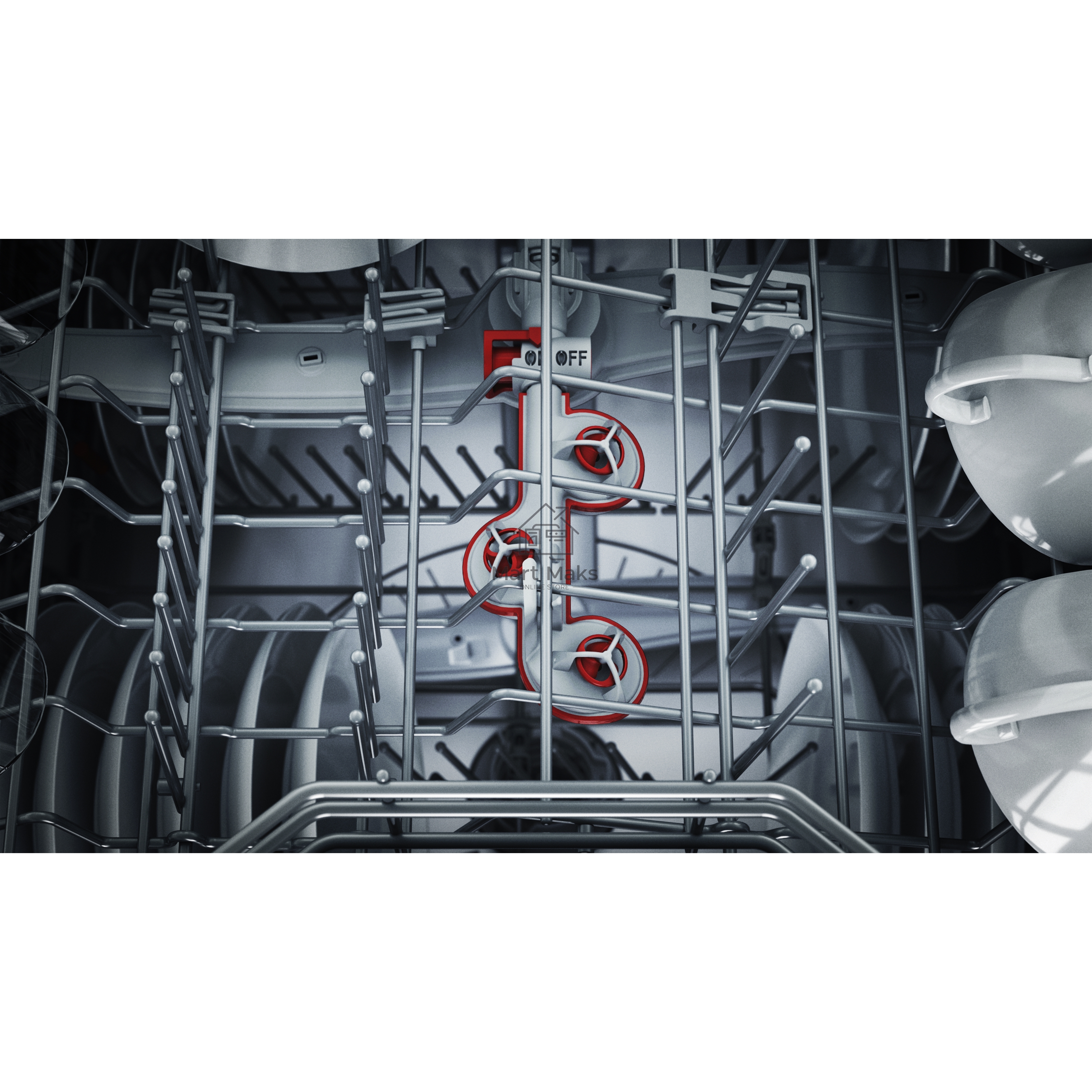 Посудомоечная машина Bosch SMS6EMI65Q, нержавеющая сталь, 60 см, 13 компл., 46 дБ, класс A