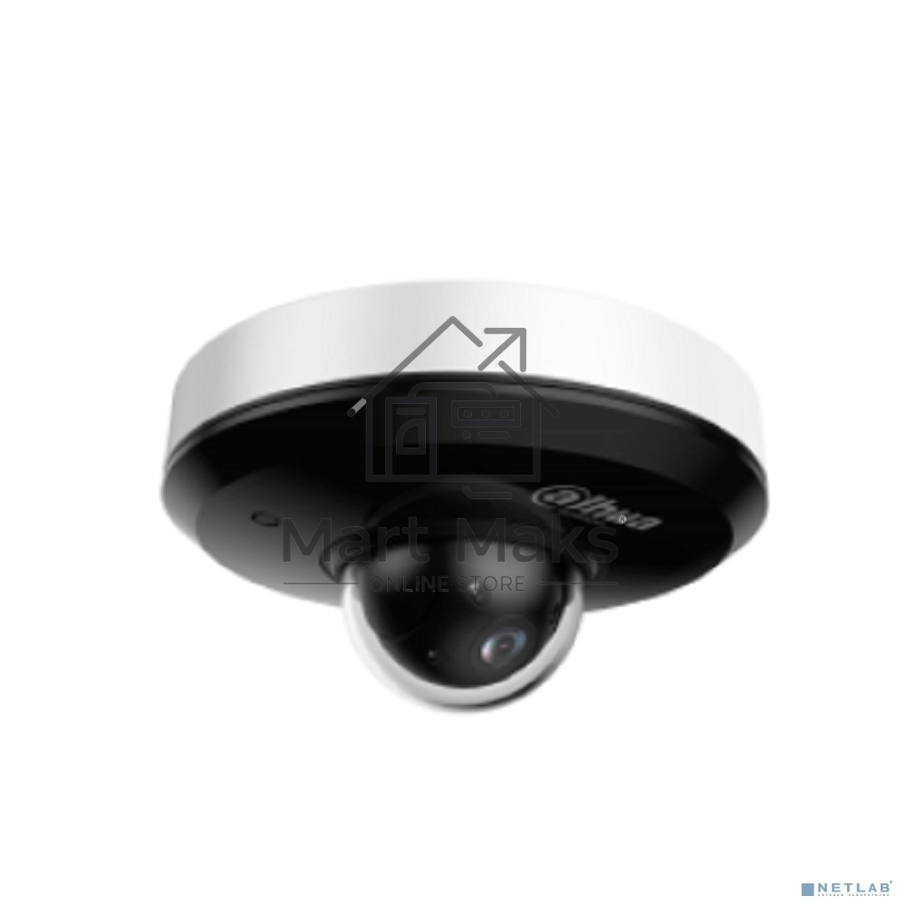 Мини-купольная PTZ IP-видеокамера Dahua DH-SD1A204DB-GNY 2Мп, 1/2.8” CMOS, моторизованный объектив 2.8~12мм (4x), видеоаналитика, ИК до 20м, IP66, IK08, корпус: металл
