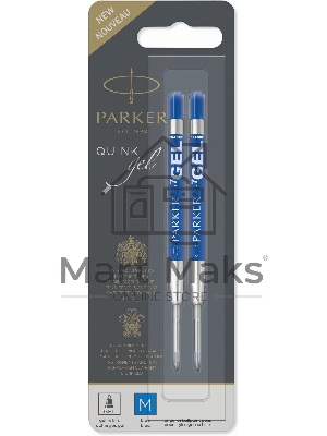 Стержень гелевый Parker Z10 (1950364) M 0.7мм, синие чернила, для ручек шариковых, блистер (2шт)