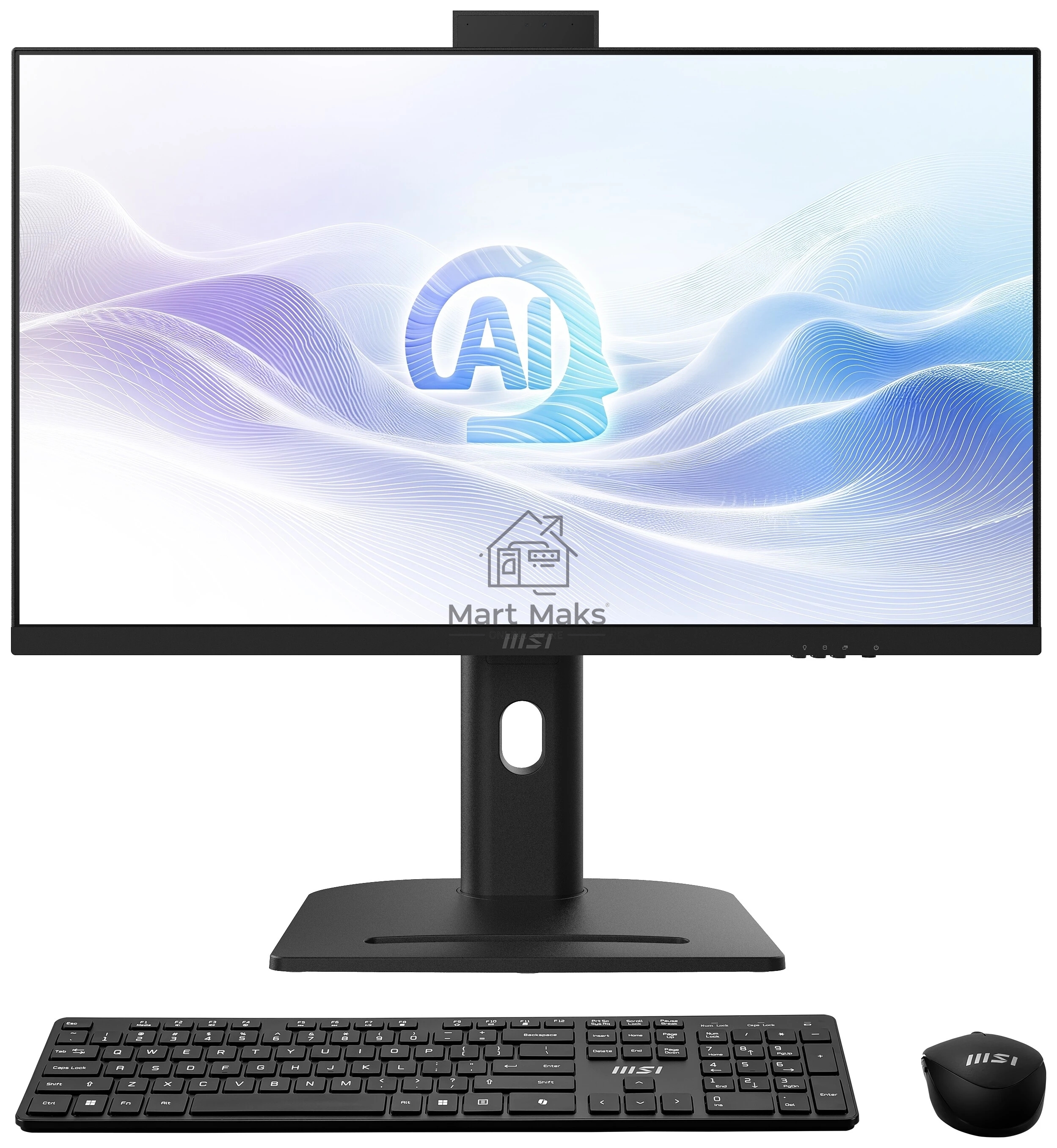 Моноблок MSI Modern AM273QP AI 1UM-005XRU, черный, 27