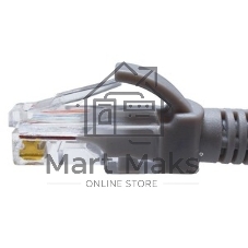 Патч-корд Suprlan 10-0141 UTP RJ-45 вил.-вилка RJ-45 cat.5e 0.5м серый LSZH 24AWG