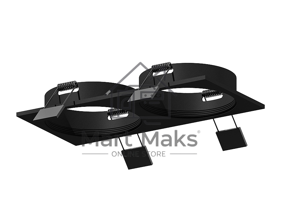 Корпус светильника C7636 SBK черный песок 180*92*H25mm MR16 GU5.3