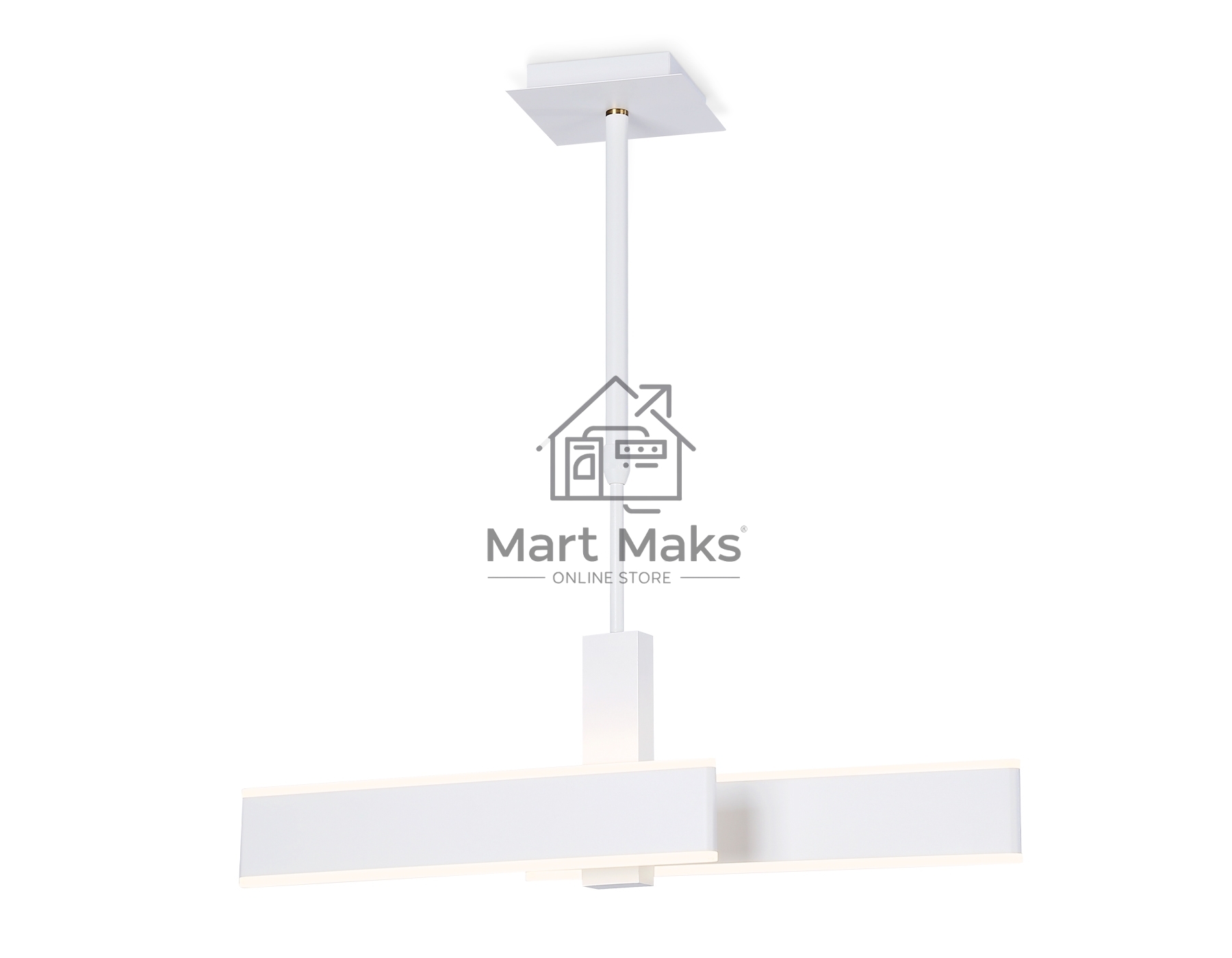 Светильник Ambrella light FA6666 WH белый 42W 3000K-6400K 640*30*900 (Без ПДУ)