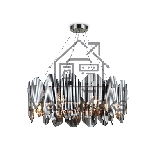 Светильник Ambrella light LH31203/8 SN/SM сатин никель/дымчатый E14*8 max 40W D650*270