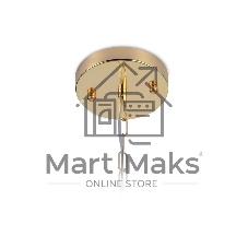 Светильник Ambrella light TR5149 GD/TI золото/янтарь E14/6 max 40W 500*500*1000