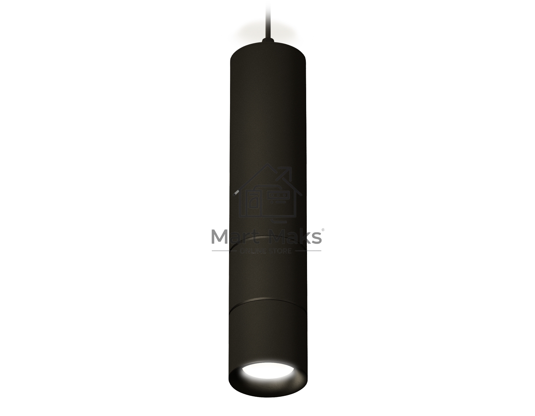 Светильник Ambrella Light XP7402075 SBK/PBK черный песок/черный полированный MR16 GU5.3