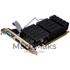 Видеокарта AFOX GeForce GT 710, 2 GB DDR3, 64 bit, HDMI, DVI-D, VGA, GPU 954 MHz