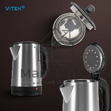Чайник электрический Vitek VT-1150 1.8л. 1700Вт разноцветный корпус: нерж.сталь