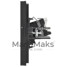 Розетка компьютерная RJ45 кат.5E FORTE&PIANO FP132 черный IEK FP-K10-1-K02
