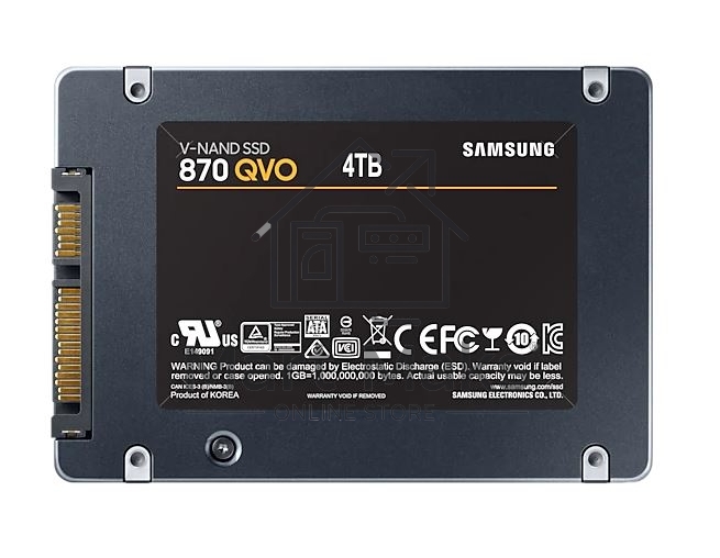 Накопитель SSD Samsung 4TB 870 QVO, V-NAND, 2.5