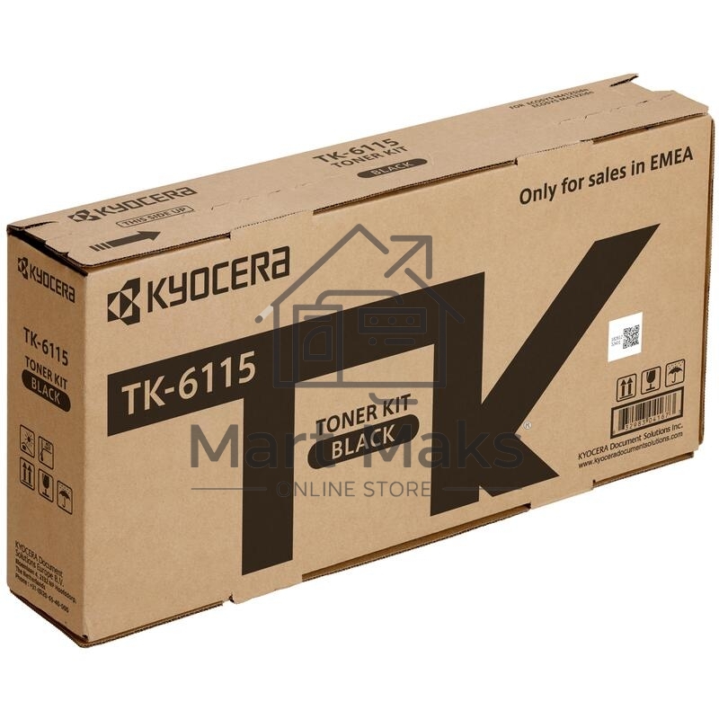 Картридж лазерный Kyocera TK-6115 (1T02P10NL0) черный для M4125idn/M4132idn 15000 стр.