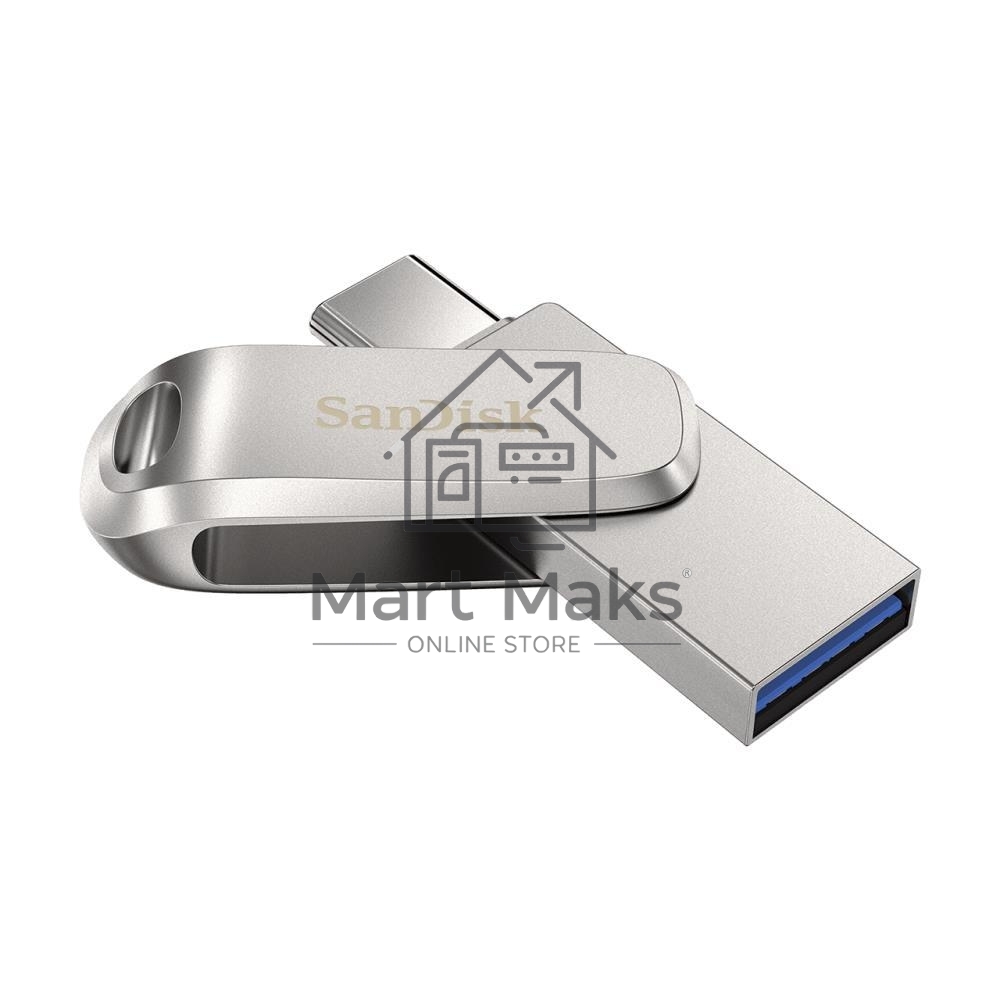 Флешка USB R/W 256GB SanDisk Ultra Dual Drive Luxe, USB 3.1 - USB Type-C