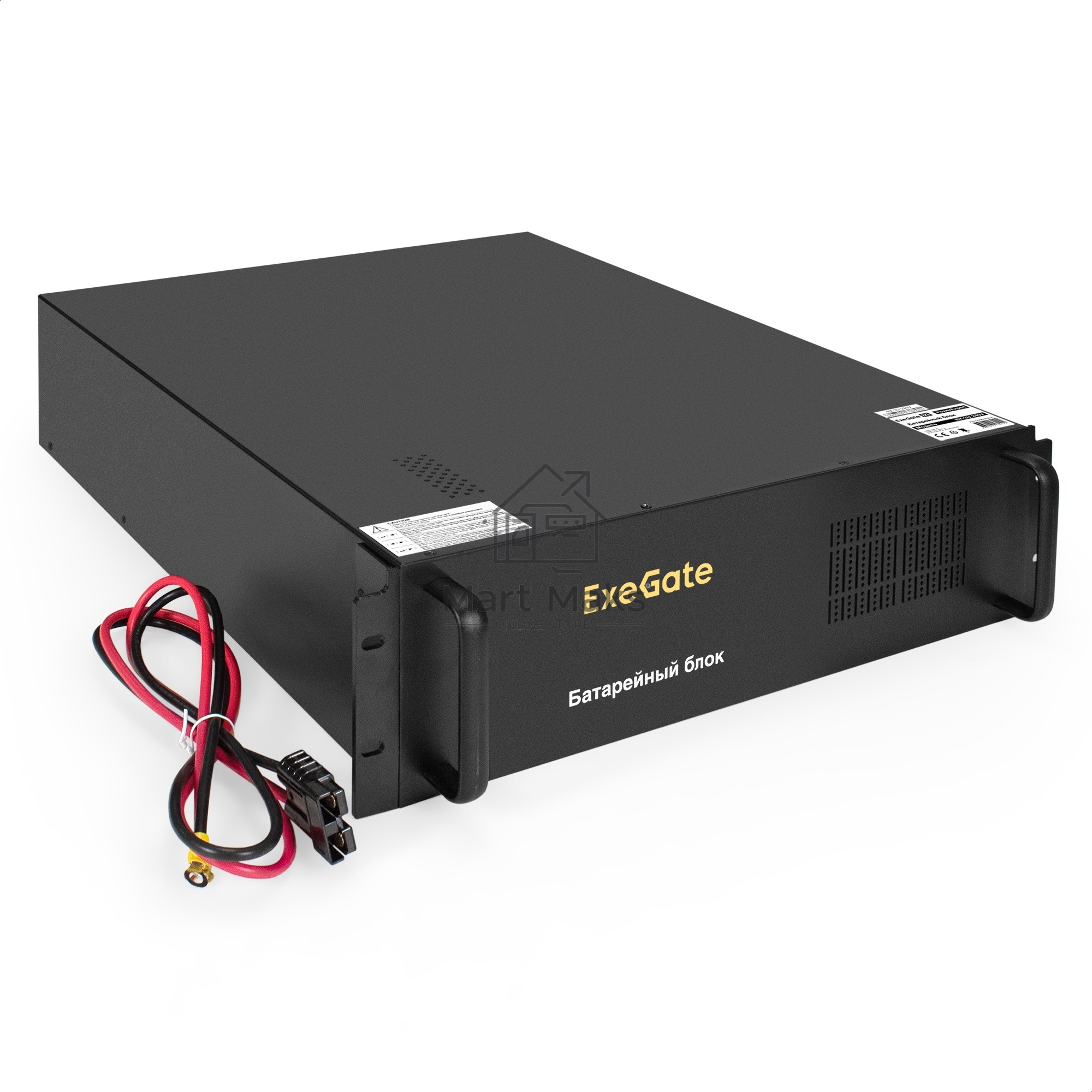 Батарейный блок ExeGate PowerExpert BX-3U.240V.20S7Ah для ULS-575-6kVA/ULS-575-10kVA <встроенные батареи 12V 7.2Ah - 20шт, Rackmount 3U, металлический корпус, Black>