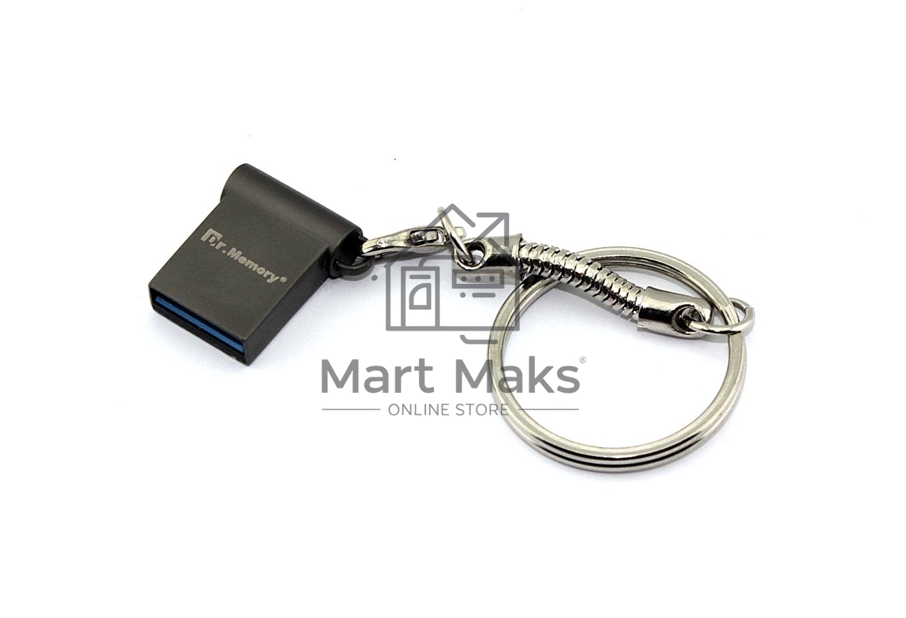 Флешка USB Dr. Memory mini, 32Гб, USB 3.0, R/W 25/15, черный