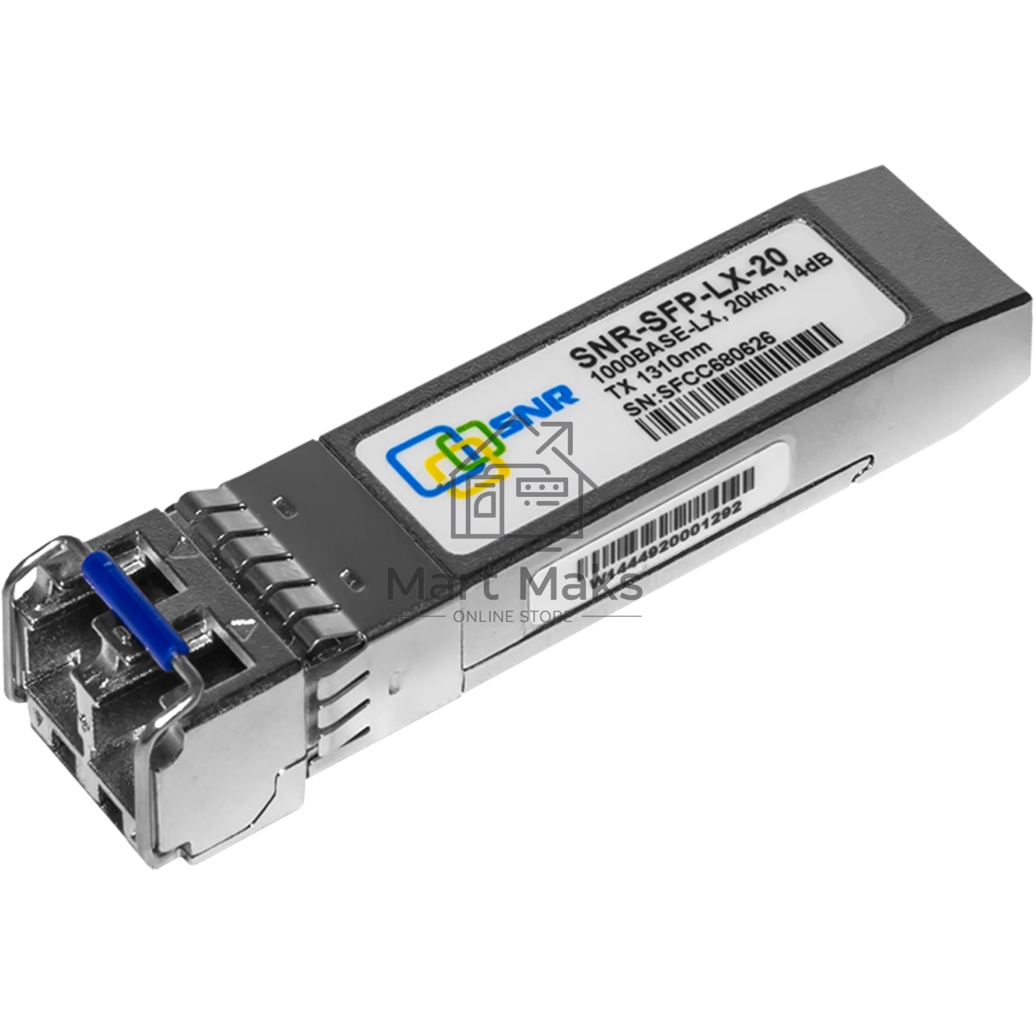 Модуль SNR SFP оптический, дальность до20км (14dB), 1310нм