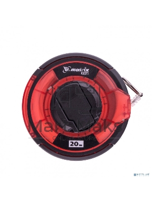 Рулетка геодезическая Matrix PRO 20 м х 12,5 мм, закр. корп., стальная лента, односторон. шкала,