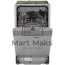 Встраиваемая посудомоечная машина Bosch SPV6EMX76Q, серебристый, 44.8 см, 10 компл., 44 дБ, класс A+++