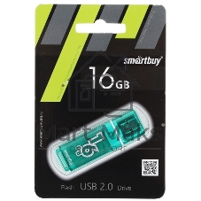 Флешка USB Smartbuy Glossy series Black (SB16GbGS-K), 16Gb, USB 2.0, R/W 25/15, черный