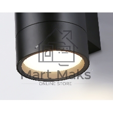 Светильник Ambrella light ST3304/2 BK черный IP54 GX53/2 max 15W 205*90*140